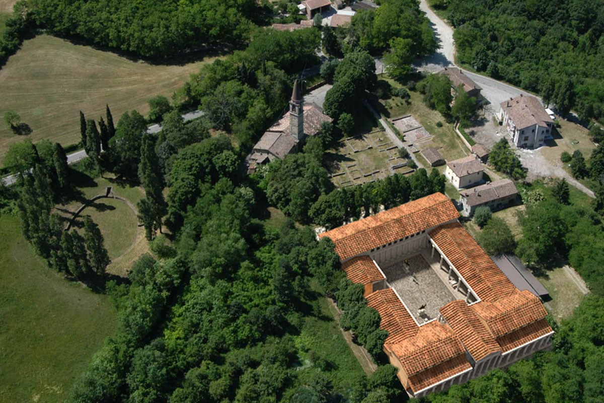 Cristian Boiardi - ricostruzione del foro di Veleia Romana